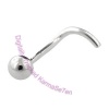 Ball (2mm) - Silver Nose Stud